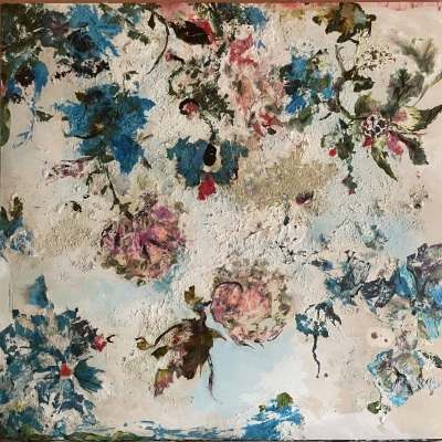 Au dessus d'un champ de fleurs - 06